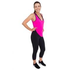 Calça Legging Curta em Emana® Cós Super Alto com Gel Power