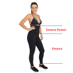 CALÇA FUSEAU EMANA ( Legging Longa ) - Cós Super Alto Power